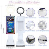 Mirror Photo Booth Machine with 32in Interactive Touch Screen and Flight Case