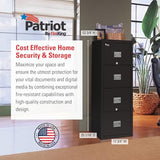 FireKing Patriot Vertical 4 Drawer Fire Rated File Cabinet