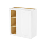 Furinno Shaker 3-Tier Wall Blind Kitchen Cabinet, 1-Door, White