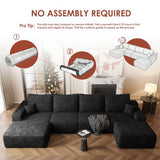 Boneless Couch, Modular Sectional Couches for Living Room