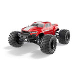 Redcat Racing Volcano 16 1/16 Scale RC Monster Truck – Electric Remote Control Car with 4WD, LED Lights, 2.4GHz Radio, 2 Rechargeable Li-Ion Batteries & Charger - Red