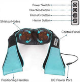 TOEWOE Neck and Back Massager for Pain Relief Deep Tissue, Shiatsu Shoulder Massager with Heat, Massager for Neck, Shoulder, Leg, Body Muscle Pain Relief, Use at Home Car Office