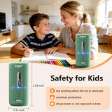 Electric Pencil Sharpener, Fully Automatic Pencil Sharpener, Auto in & Out, Rechargeable Hands
