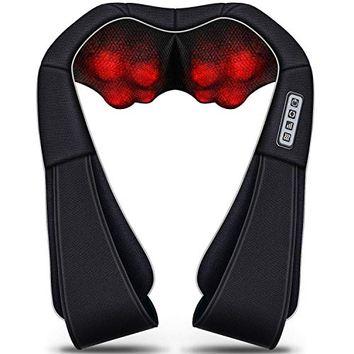Neck and Shoulder Massager with Heat Deep Tissue Kneading Sports Recovery Massagers VIKTOR JURGEN