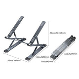 Adjustable Laptop Stand Aluminum for Tablet Support Notebook Stand TableLaptop Holder Cooling pad