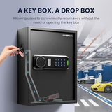 KornerBatl Heavy Duty 103 Position Key Lock Box with Code - Electronic Key Cabinet Wall Mount with Code - Secure Key Safe