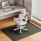 Delamu Office Chair Mat for Hardwood Floor, 36"×48" Floor Protector for Under Desk Computer Rolling Chair Mat (Black Brown)