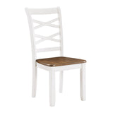 Lexicon Dining Table Set for 6 with Chairs, Wood 7 Piece Farmhouse Dining Room Table and Chairs Set of 6