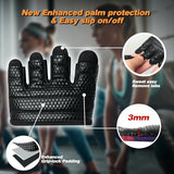 RYMNT Minimal Workout Gloves, Micro Weight Lifting Gloves Grip Pads with Full Palm Protection & Extra Grip, GalaxyPL-Medium