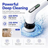 Highyes Electric Spin Scrubber for Bathroom