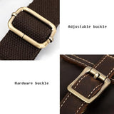 European Men's Large Capacity Zippered Crossbody Bag Waist