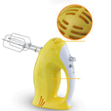 Cute Yellow Electric Eggbeater, Five-Speed Adjustment, One-Button Acceleration Design, Handheld Mixer