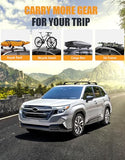 KINGGERI 300lbs Roof Rack Cross Bars Compatible with 2025 2026 Subaru Forester Sport/Touring Hybrid (Not for Raised Rails), Lockable Heavy Duty Aluminum Roof Rails Crossbars Kayak Luggage Accessories