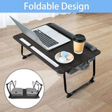 Laptop Lap Desk, Lap & Bed Desk with Adjustable Cushion, Fit up to 17" Laptop Stand for Couch