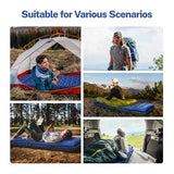 OGERY Sleeping Pad for Camping, 6" Extra-Thick Reinforced Camping Sleeping Pad with Pillows & Built-in Foot Pump, Ultralight Self Inflating Air Mattress Mat for Tent Hiking Essentials Gear