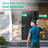 Doorbell Camera Wireless, 5MP Video Doorbell, 180°Panoramic View, No Monthly Fee