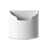 LoopTime Leakproof Car Trash Can,Mini Car Trash Bin for SUV and Truck,Small Removable Liner Garbage Can,Waterproof Automotive Trash Can for Vehicle,Home,Office,Multipurpose,Easy to Clean (White)