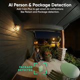 Wyze Battery Video Doorbell Wireless Camera, 1536x1536 HD+ with Color Night Vision, 2-Way Audio, 1:1 Head-to-Toe View