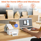 L LIKED Wireless Thermal Label Printer 4x6 – Bluetooth WiFi Shipping Label Printer for Small Business