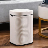 BXFIRS Intelligent Garbage Bin ABS Living Room Bedroom Kitchen Automatic Sensing Storage Trash Cans(D,23 * 23 * 32.5CM)