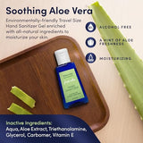 Terra Pure Hand Sanitizer Gel, 1 oz 144 Pack, Alcohol Free Silver Citrate Formula with Aloe Vera and Vitamin E