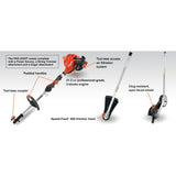 ECHO 17 in. 21.2 cc Gas PAS Trimmer and Edger Kit-PAS-225VP