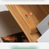 DDYYDS Tree-Shaped Bookshelf and Storage Shelf Solid Wood Floor Multi-Layer Narrow Bookcase Wall