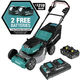 Makita XML06PT1 36V (18V X2) LXT® Brushless 18" Self-Propelled Commercial Lawn Mower Kit with 4 Batteries (5.0Ah)
