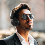 Bluetooth Over-Ear Headphones, Foldable Wireless Headphones with Hidden Mic for Cell Phone, PC, Laptop