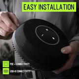 Shure Stem Table Array Speakerphone, 9 Built-in Microphones, Enhanced Audio, Echo Cancellation & Auto Gain Control