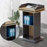 Presentation Lectern Stand,Presentation Lectern,Wooden Speaking Lectern Podium Stand - Floor Standing Pulpits for Churches, Office