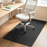 HomeMall Office Chair Mat for Hardwood and Tile Floor, Computer Chair Mat, Slate Black(48"x36")