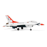 rcxperts MinimumRC F-16 Micro EDF Jet Rc Airplane, 30mm Ducted Fan 2S, 4CH RC Airplane with Gyro Stabilization, Delta Wing Mixing, Pre-Assembled(Left Throttle/1 Battery)