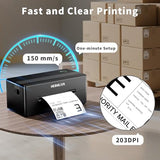 Rongta 4x6 Bluetooth Thermal Shipping Label Printer, Wireless Shipping Label Maker for Amazon FBA, Shopify