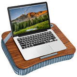 Designer Lap Desk with Phone Holder and Device Ledge - Arrow Stripes - Fits up to 15.6 Inch Laptops - Style No