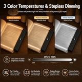 2 in 1 Smart LED Book Light & Night Light, with 3 Colors, Stepless Dimming