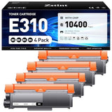 Toner Cartridge 4-Pack Black Replacement for Dell E310 E310dw E514 E515 P7RMX PVTHG 593-BBKD Toner Compatible with Dell Wireless Monochrome