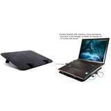 KMWHPJN 14 Inch Notebook Cooler 5v Fan External Laptop Cooling Pad Slim Stand High Speed Silent Metal Panel
