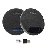SVN O1 Dual Conference Speaker and Microphone, Wireless Cascading 33FT for 30People Conference Room, 3A+AI Noise Cancelling