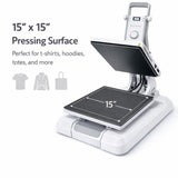 Stahls MerchMaker Heat Press 15” x 15” – Compact Heat Press Machine with LCD Display, Adjustable Temperature