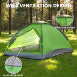 Tree Fox Camping Tent for 2 Person Lightweight Portable Waterproof Easy Set Up Outdoor Tent for Adults Good Choice as Camping Gear for Backpacking and Hiking Green