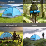 Tree Fox Camping Tent for 2 Person Lightweight Portable Waterproof Easy Set Up Outdoor Tent for Adults Good Choice as Camping Gear for Backpacking and Hiking Green