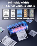 ASprink Bluetooth Shipping Label Printer, 4x6 Thermal Label Printer for Small Business
