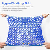 bingyee Gel Seat Cushion 1.8 Inch Thick Seating Pad Orthopedic Chair Cushions for Pressure Relief Gel Pad