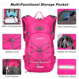 LARIPOP 18L Hydration Backpack with 2L BPA-Free Leak-Proof Water Bladder, Lightweight Breathable Reflective Daypack for Hiking Cycling MTB Trail Running Camping Men Women