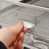 6-Tier Rolling File Cart with Mesh Drawers - 66 lb Capacity Mobile Storage for Office & Home