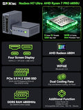 GMKtec M7 Ultra Mini PC Gaming AMD Ryzen 7 PRO 6850U 32GB DDR5 1TB PCle SSD