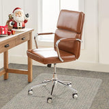 Office Chair Mat for Carpet: 36" x 48" Plastic Heavy Duty Computer Desk Mats- Clear Rug Pad for Rolling Chairs