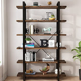 AY-AOYUAN Solid Wood Bookcase and Book Shelves Wood and Metal Shelving