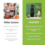Hurom H400 Cold Press Juicer Machine, Award Winning Masticating Slow Juicer, Easy to Clean